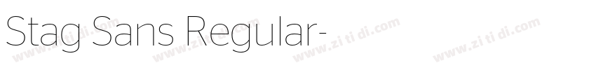 Stag Sans Regular字体转换